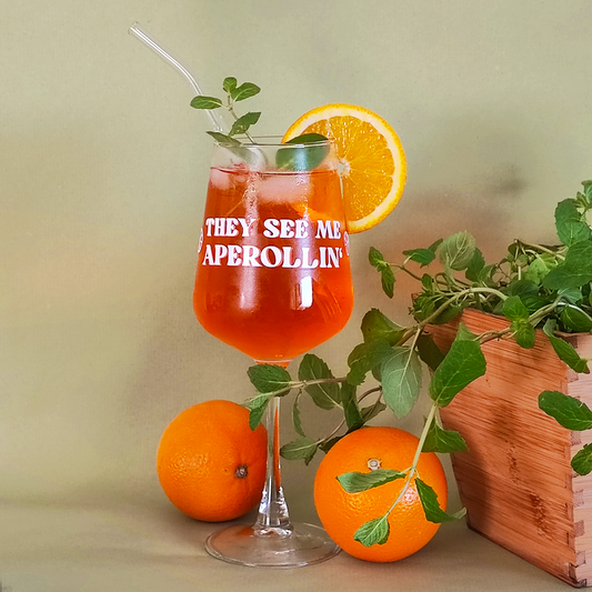 Aperol-Glas "Aperollin'", 430 ml