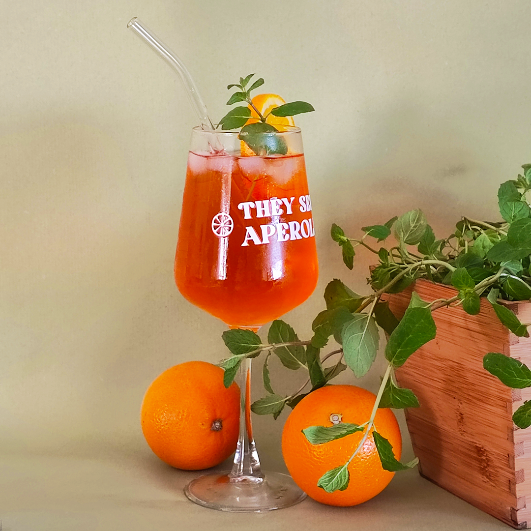 Aperol-Glas "Aperollin'", 430 ml