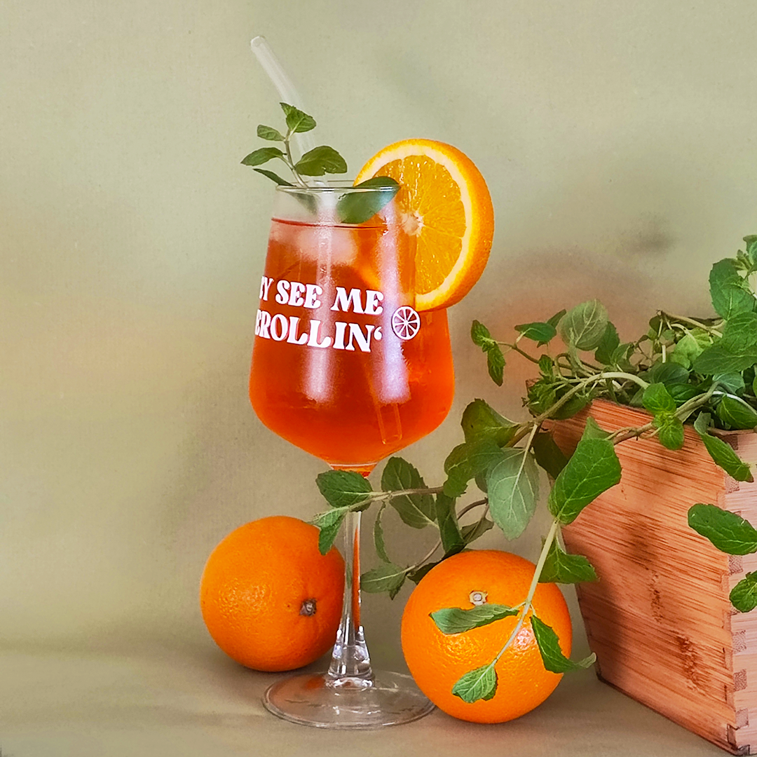 Aperol-Glas "Aperollin'", 430 ml