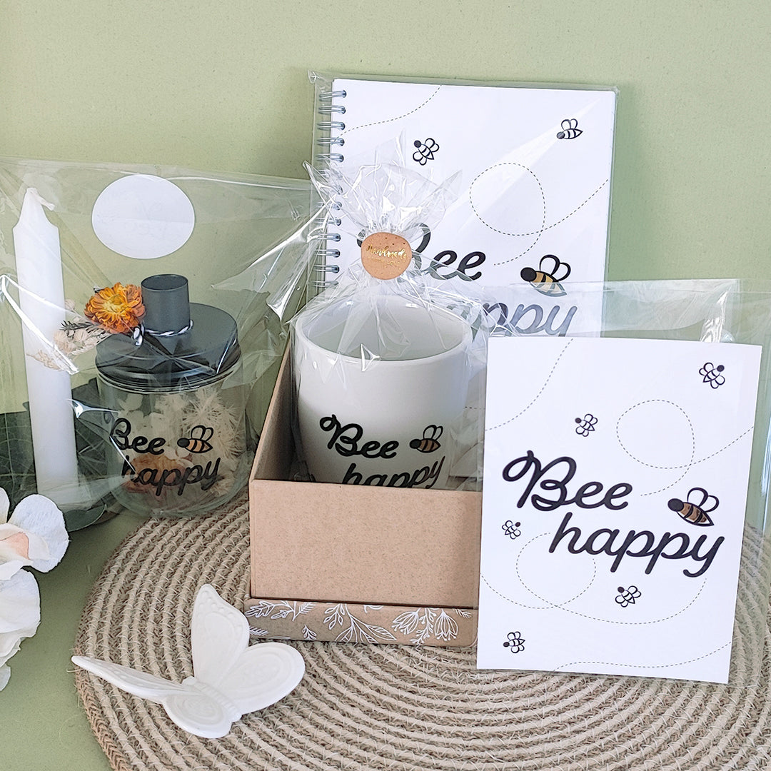 Geschenkset "Bee happy", 5-teilig