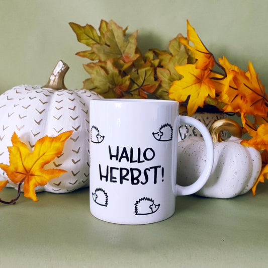 Tasse "Hallo Herbst", 350 ml (spülmaschinenfest)