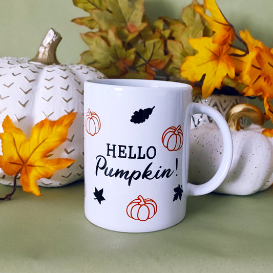 Tasse "Hello Pumpkin", 350 ml (spülmaschinenfest)